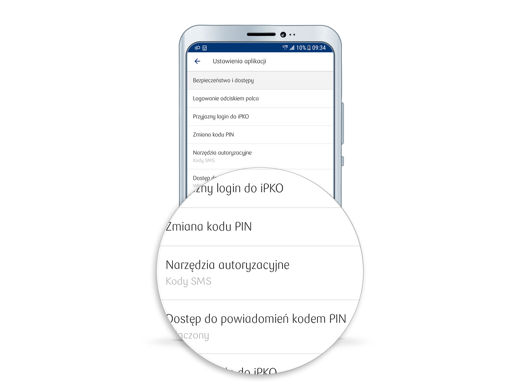 Mobilna autoryzacja w aplikacji IKO PKO Bank Polski
